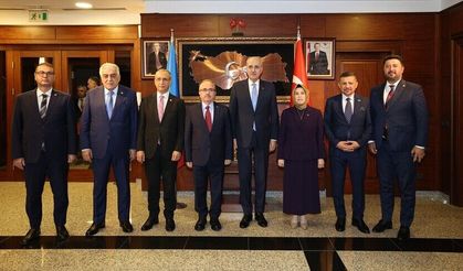 Kurtulmuş'tan Bakü Büyükelçiliğine ziyaret
