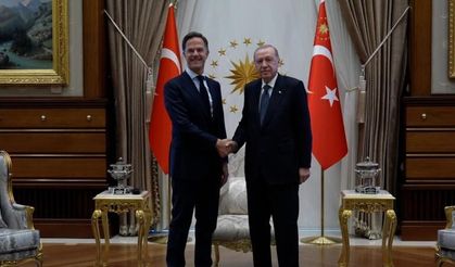 Erdoğan Rutte'yi kabul etti