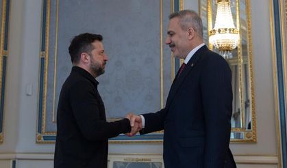 Bakan Fidan Zelenskiy ile görüştü