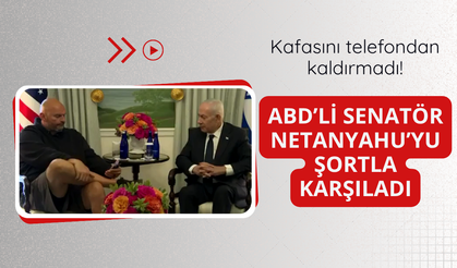 ABD'li senatör Netanyahu'yu şortla karşıladı!