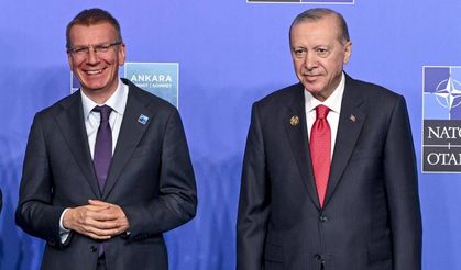 Cumhurbaşkanı Erdoğan, Rinkevics ile görüştü