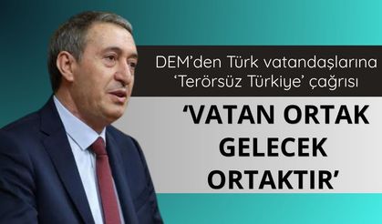 DEM Parti Eş Genel Başkanı Bakırhan: Vatan ortak, gelecek ortaktır