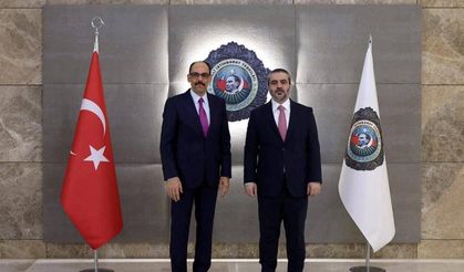 Kalın, Suriye Dışişleri Bakanı Şeybani ile görüştü