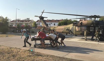 Fethiye'de paraşüt kayalıklara düştü