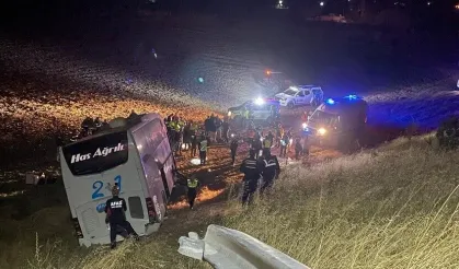 Amasya'da yolcu otobüsü kazası! 24 yaralı