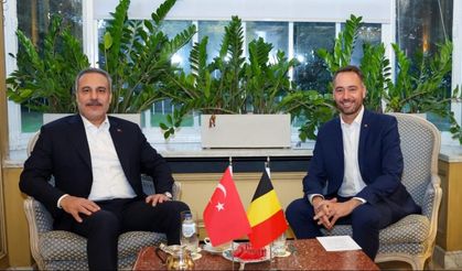 Bakan Fidan Belçikalı mevkidaşı ile görüştü