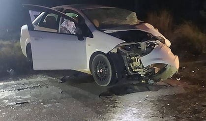 Tekirdağ'da iki otomobil çarpıştı: 1 ölü