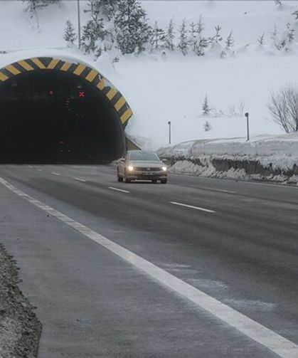 Bolu Dağı'nda kar yağışı başladı