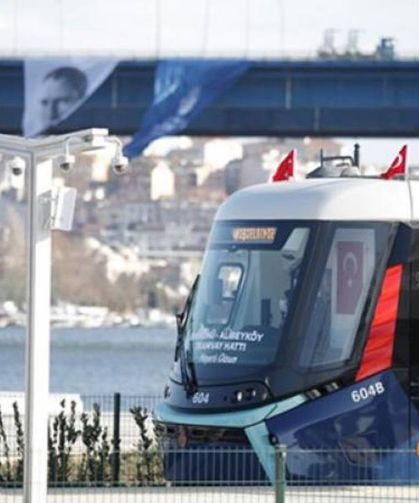 İstanbul'da tramvayda arıza