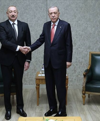 Başkan Erdoğan Aliyev ile görüştü
