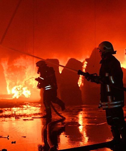 Gaziantep'te fabrikada yangın!