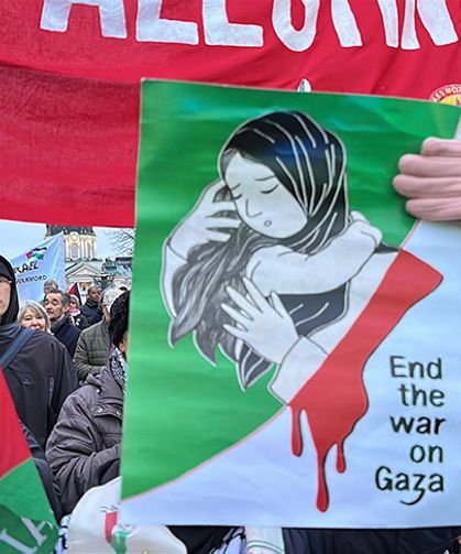 İsveç'te İsrail protesto edildi