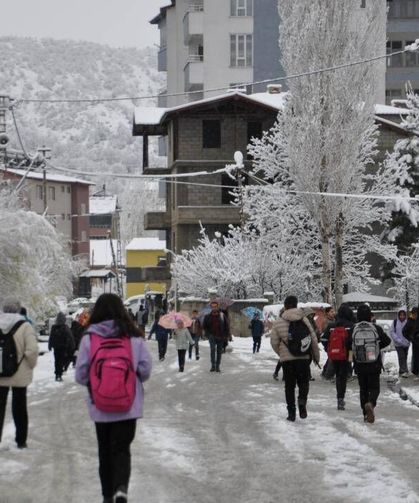 Bitlis'te eğitime kar engeli