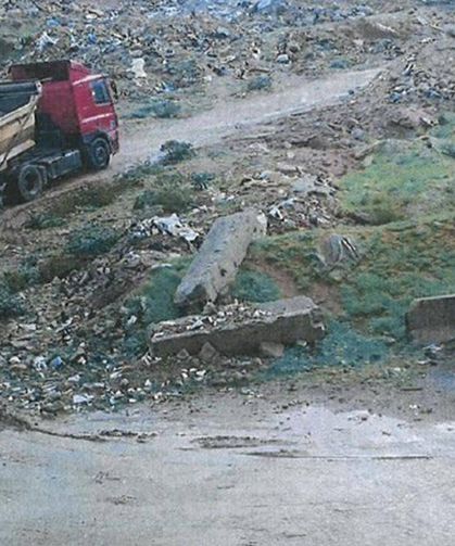 Hafriyat döken firmaya 7,5 milyon lira ceza