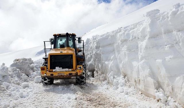 Kastamonu'da kar yağışı nedeniyle 8 köy yolu ulaşıma kapandı