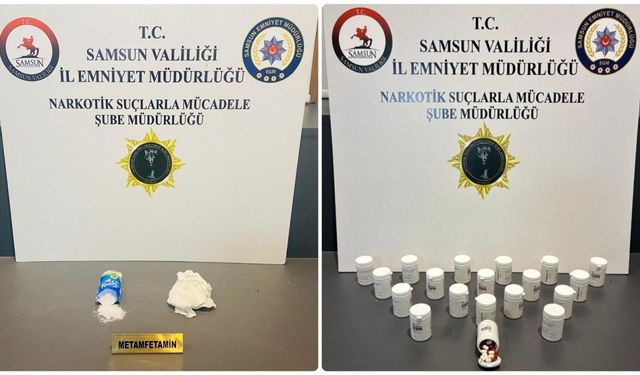 Samsun'da uyuşturucu operasyonunda 3 şüpheli yakalandı