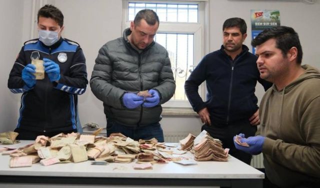 Dilencilerin üzerinden 42 bin lira çıktı