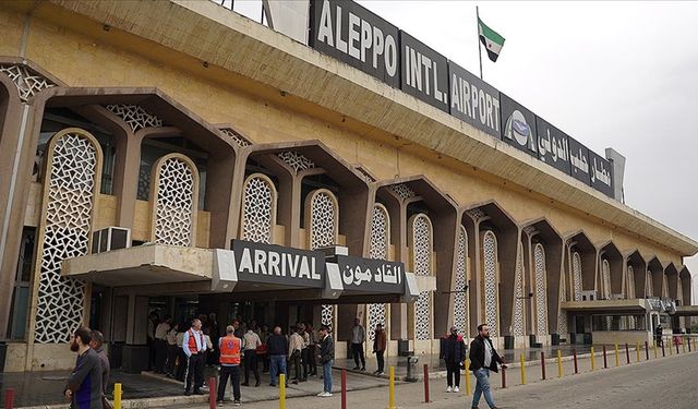 Halep Havalimanı yeniden hizmete açıldı