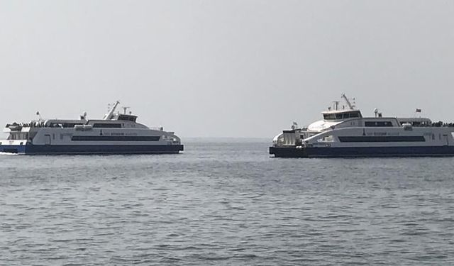 İzmir'de vapur seferleri iptal edildi