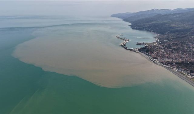 Kastamonu'da deniz kahverengiye döndü