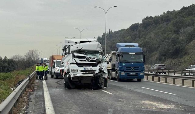 Anadolu Otoyolu'nda zincirleme trafik kazası