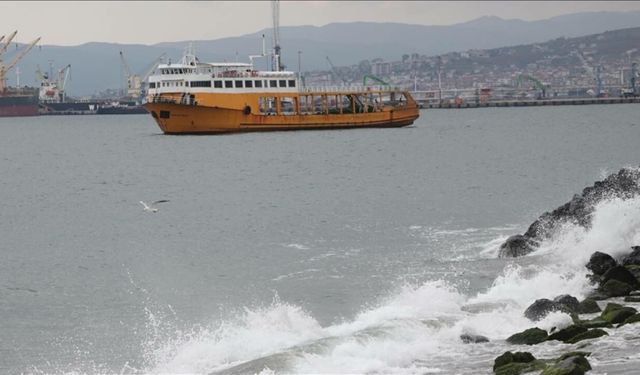 Tekirdağ'da sahilde kırmızı yosun birikti