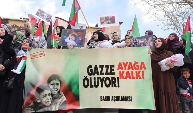 Hakkari ve Siirt'te Gazze'ye destek yürüyüşü