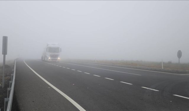 Tekirdağ'da sis etkili oldu
