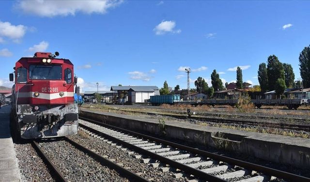 Sarıkamış'ta trenin çarptığı kişi yaralandı