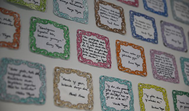 Yaşlıların nasihatleri hastanenin duvarlarını süslüyor