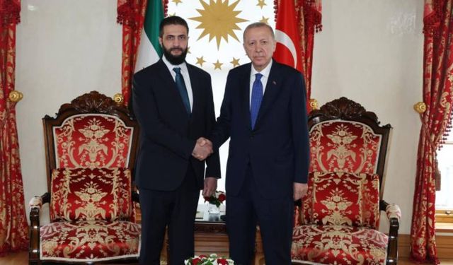 Cumhurbaşkanı Erdoğan Şara ile görüştü