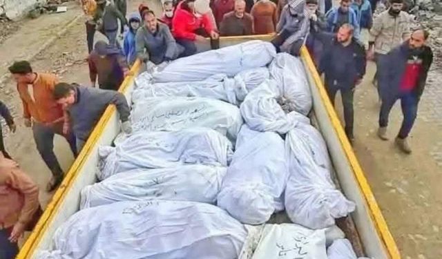 Katil İsrail'in Gazze'ye saldırılarında en az 100 kişi katledildi