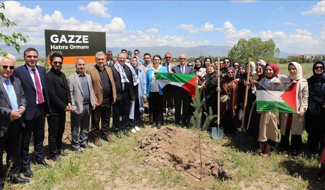 Erzurum'da 'Gazze Hatıra Ormanı' oluşturuldu