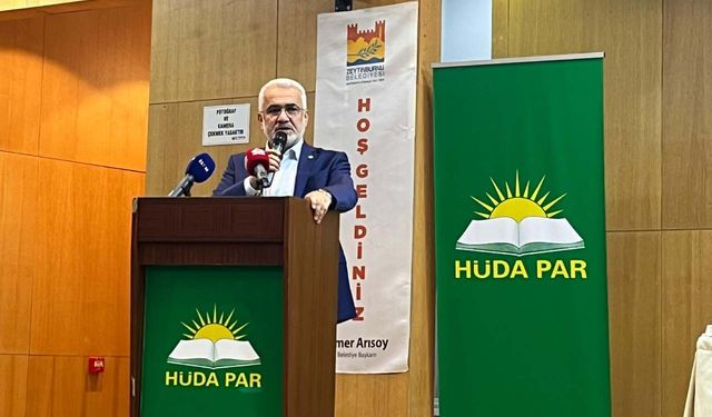 HÜDA PAR Genel Başkanı, Erzurum'da konuştu