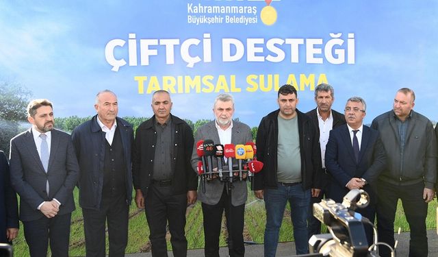 Kahramanmaraş Büyükşehir Belediyesi çiftçiye destekleriyle Türkiye’ye örnek oluyor