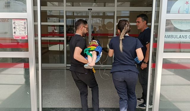 Adıyaman'da devrilen minibüsteki 4'ü çocuk 5 kişi yaralandı