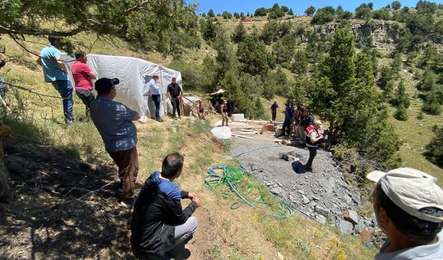 Erzurum'da Oltu taşı ocağında göçük