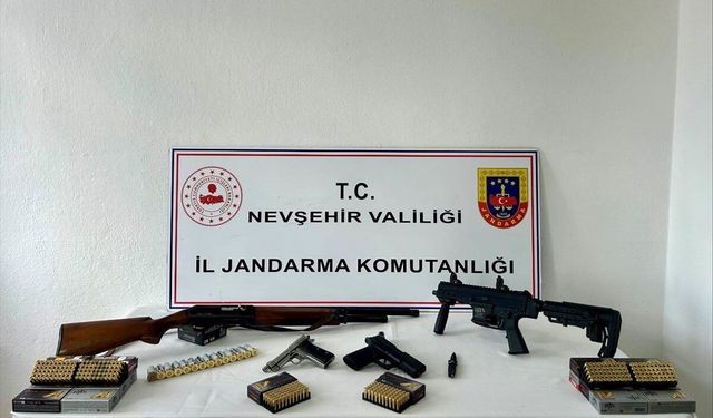 Nevşehir'de ruhsatsız silah operasyonunda 2 şüpheli yakalandı