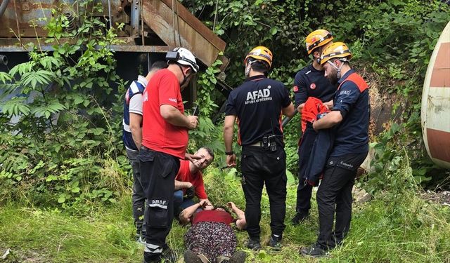 Rize'de kaybolan kadın yaralı bulundu
