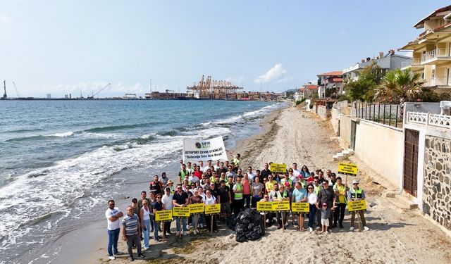 Tekirdağ'da plajlarda çevre temizliği yapıldı