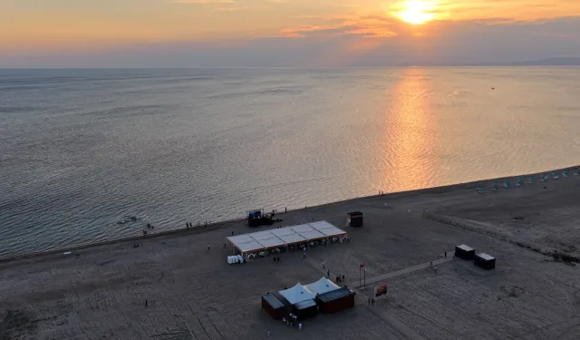 Edirne'de İpsala Halk Plajı coşkuyla açıldı