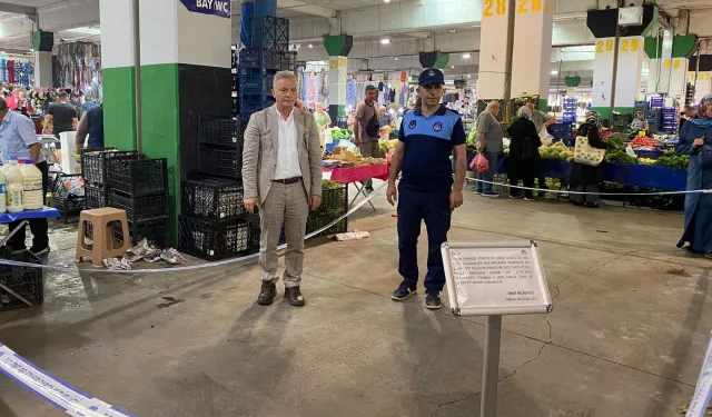 İzmit'te kötü muameleli pazarcıya 'tezgâh men' cezası!