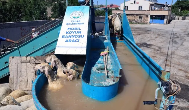 Kayseri Talas'tan keneyle mobil mücadele