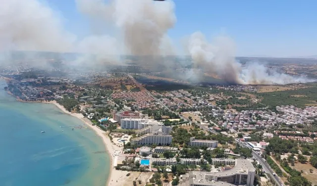 Aydın'da makilik alanda yangın: Ekipler müdahale ediyor