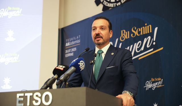 AK Parti Genel Başkan Yardımcısı Zorlu, Edirne'de konuştu