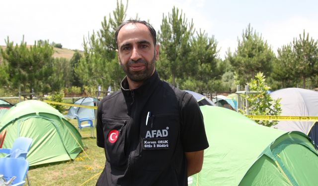 Bitlis'te "AFAD Doğu ve Güneydoğu Anadolu Bölgesi Akreditasyon Kampı" sürüyor