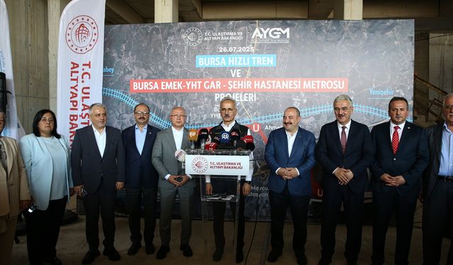 Bakan Uraloğlu, Bursa'da devam eden projelerle ilgili konuştu