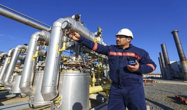 Doğal gaz ithalatı ağustosta yüzde 32,66 azaldı