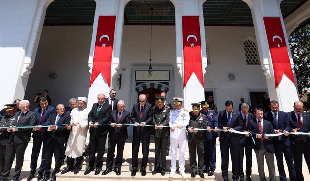 Cumhurbaşkanı Erdoğan, Kara Harp Okulu Camisi’nin açılışını yaptı