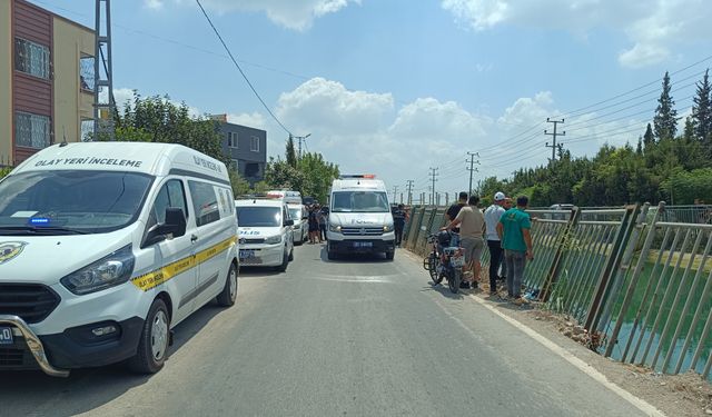 Adana'da sulama kanalında erkek cesedi bulundu
